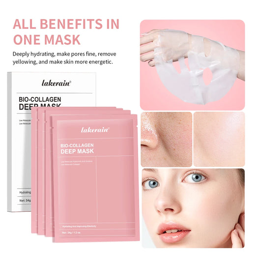 Bio-Collagen Deep Hydrating Overnight Hydrogel Mask for Pore Minimizing & Firming